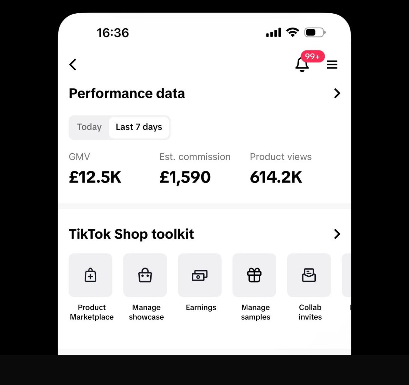 Student review screenshot