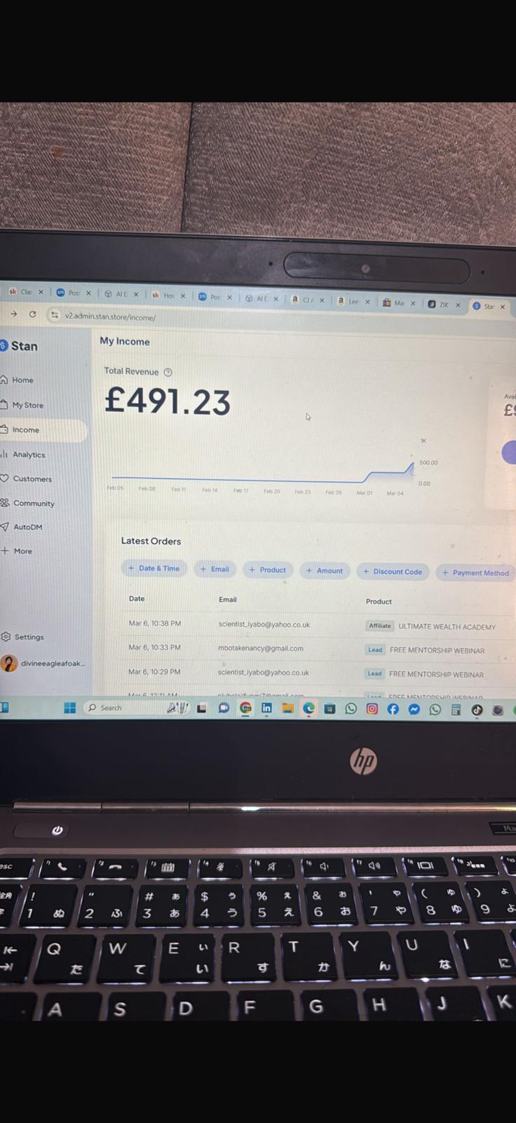 Student review screenshot